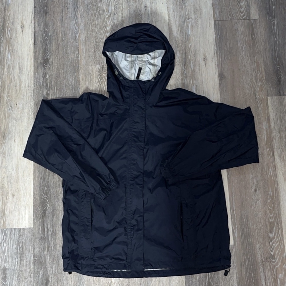 L.L. Bean PreCip Eco Women's Large Black Uninsulated Rain Jacket